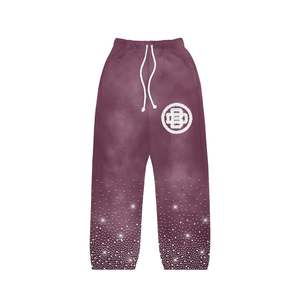 ชุดวอร์มผู้ชายประดับพลอยเทียมคุณภาพพรีเมียมชุดวอร์มผ้าฝ้าย100% มีฮู้ดคอมีซิปชุดใส่เล่นแนวสตรีทปักโลโก้ - Product Image 2