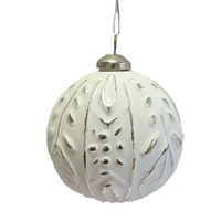 Boules de Noël Modernes et Élégantes en Plastique Argenté de 10 cm, Effet Neige Blanche, Collection de Noël, Fournitures de Fêtes