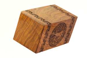 Handmade Wooden Urn <b>for</b> Human <b>Ashes</b> Full Size Guitar Wings <b>Box</b> <b>for</b> Pets Personalized Cremation Urn <b>for</b> <b>Ashes</b> Handcrafted - Product Image 2