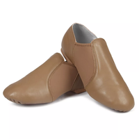 Sepatu Dansa Jazz Latin Berkualitas Tinggi BOLD SMART Kulit Asli Sol Terpisah Model Slip-On Klasik Profesional Dapat Disesuaikan