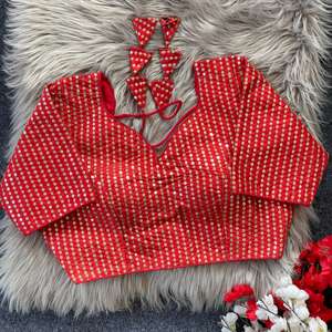 Nueva Llegada de Blusa Mono Banglori con Bordado de Zari y Lentejuelas, Fabricante y Proveedor de Surat a Precio de Mayoreo - Product Image 3