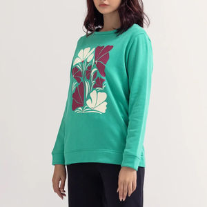 Sudadera Casual Personalizada para Mujer, Sudadera de Manga Larga, Sudadera Suave de Algodón con Cuello Redondo para Uso Diario, Ropa de Mujer con ODM OEM - Product Image 3