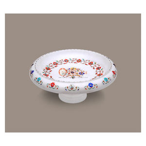 Cuenco de mármol americano con acabado brillante, cuenco decorativo de mesa para servir para el hogar, Hotel, restaurantes, café, cuenco de mármol para mesa - Product Image 2