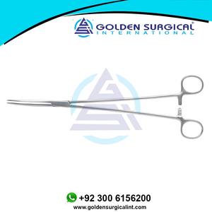 OEM Overholt Artery Forceps 1st Curve Totalmente dentado Mordazas 300mm Mejor calidad Acero inoxidable Proveedor mayorista - Product Image 2