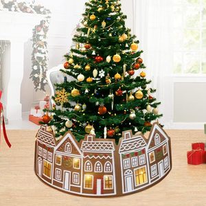 Hot Sell 26/28 inch <strong>Gingerbread</strong> Christmas <strong>Tree</strong> Skirt House Christmas <strong>Tree</strong> <strong>Collar</strong>, LED Christmas <strong>Tree</strong> <strong>Collar</strong> Basket Decorations - Product Image 2