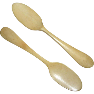 Ensemble de cuillères en corne de buffle et de boeuf naturelles pour servir et cuisiner Design Cuillère à café de cuisine de style indien Coutellerie Cadeaux - Product Image 5