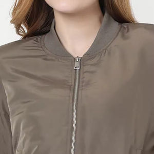 Veste bomber pour femme personnalisée en vente chaude, manches longues, respirante, prix bas, veste bomber pour femme adulte chaude d'hiver, design OEM - Product Image 6