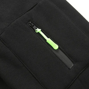 Recién llegado, conjunto de sudaderas con capucha de media cremallera en blanco, sudaderas con capucha lisas de alta calidad para hombre con bolsillos, conjunto de pantalón de gimnasio, sudadera informal - Product Image 6