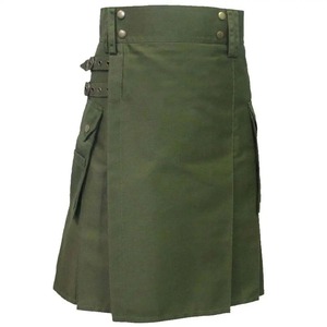 Kilt escocés informal clásico para mujer con cintura ajustable y tela de lana Premium para reproducir música - Product Image 2