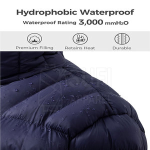Professional Manufactured Slim Fit Unisex Puffer Jacket Casual Wear Fashion Standard <b>Winter</b> Front Logo Custom Eco-Friendly - Product Image 4