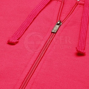 Sweat à capuche personnalisé OEM sweat à capuche en polaire pour femme sweat à capuche uni en coton éponge français marron pour femmes - Product Image 5