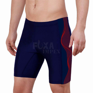 Short de bain pour hommes léger de qualité supérieure 2025 élégant motif solide imperméable Durable respirant tissu de toile conçu pour l'été - Product Image 1