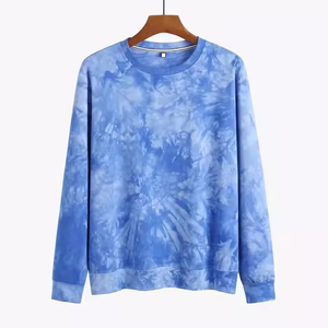 เสื้อยืดไท-ได แขนยาว คอกลม ดีไซน์เฉพาะตัว คุณภาพสูง ผลิตตามสั่ง (OEM) ผ้าฝ้าย 100% ยอดนิยม - Product Image 5