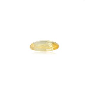 Zafiro Amarillo Natural de 9.89 Quilates, Gema Suelta Facetada con Corte Esmeralda Ovalado y Marquesa, Disponible en Marrón y Rojo - Product Image 2