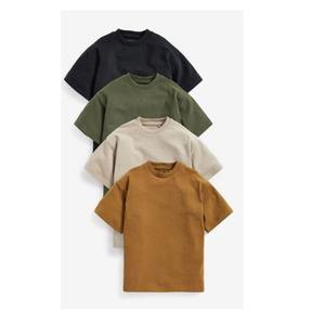 เสื้อยืดผู้ชายผ้าคอตตอนลาย100% โอเวอร์ไซส์ดีไซน์ไหล่ตกเสื้อยืดผู้ชายแห้งเร็วเป็นมิตรกับสิ่งแวดล้อม - Product Image 5