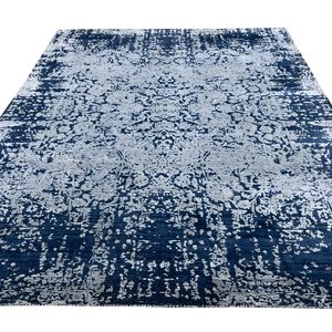 Tapis Kilim antidérapant doux et épais de style moderne personnalisé Textiles de maison non tissés Lavable en machine Tapis en soie sculpté à la main - Product Image 1