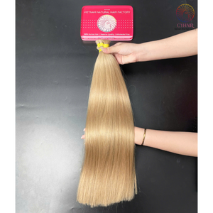 Couleur brune avec des extensions de cheveux en vrac droites naturelles 100% cheveux crus vietnamiens vente chaude Cyhairvn usine - Product Image 2