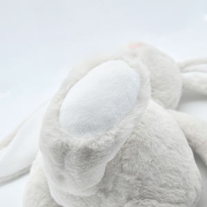 Almohada de Peluche de Conejito de Orejas Largas, Suave, Sublimada, con Relleno de Algodón PP - Product Image 6