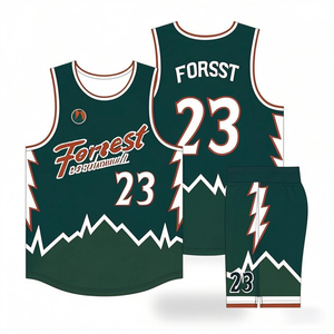 Uniformes de basket-ball de conception personnalisée uniformes de basket-ball respirants en polyester 100% uniformes de basket-ball Offre Spéciale - Product Image 4