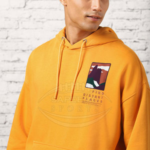 Sudadera con Capucha para Hombre, Color Sólido, con Costuras Resistentes, Tejido de Felpa, Ecológico, de Secado Rápido, Personalizable para el Invierno y Uso Diario - Product Image 5