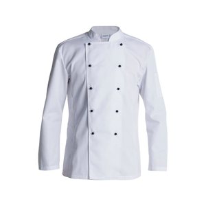 Uniformes de hotel de invierno al por mayor uniformes de hotel de invierno personalizados negro manga larga Chef cocina Chef abrigo Unisex profesional - Product Image 5