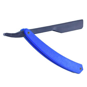 Venta caliente 2025 nueva maquinilla de afeitar de acero con borde de peluquero soporte de cuchillo de afeitar plegable herramientas de barba afeitado duradero maquinilla de afeitar recta - Product Image 2