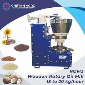 Presse à huile rotative automatique Presse à froid Machine d'extraction d'huile de graines multiple à haut rendement Chetan Agro Made in India - Product Image 3