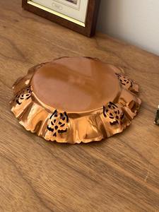 Ensemble de dessous-de-verre à thé de luxe, cadeau de mariage, dessous-de-verre en cuivre fait à la main, article cadeau en métal, style d'accessoires à thé du Moyen-Orient - Product Image 2