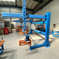 Vente directe usine : Système d'empilage entièrement automatique à double machine liées, motorisé par PLC, pour poutres C/Z, avec écran tactile