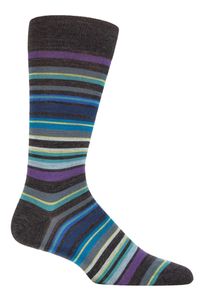 Calcetines de Hombre de Alta Calidad Hechos a Medida, Color Sólido, con Spandex/Algodón, Ecológicos, Antibacterianos, de Secado Rápido, Absorbentes del Sudor, con Logotipo - Product Image 2