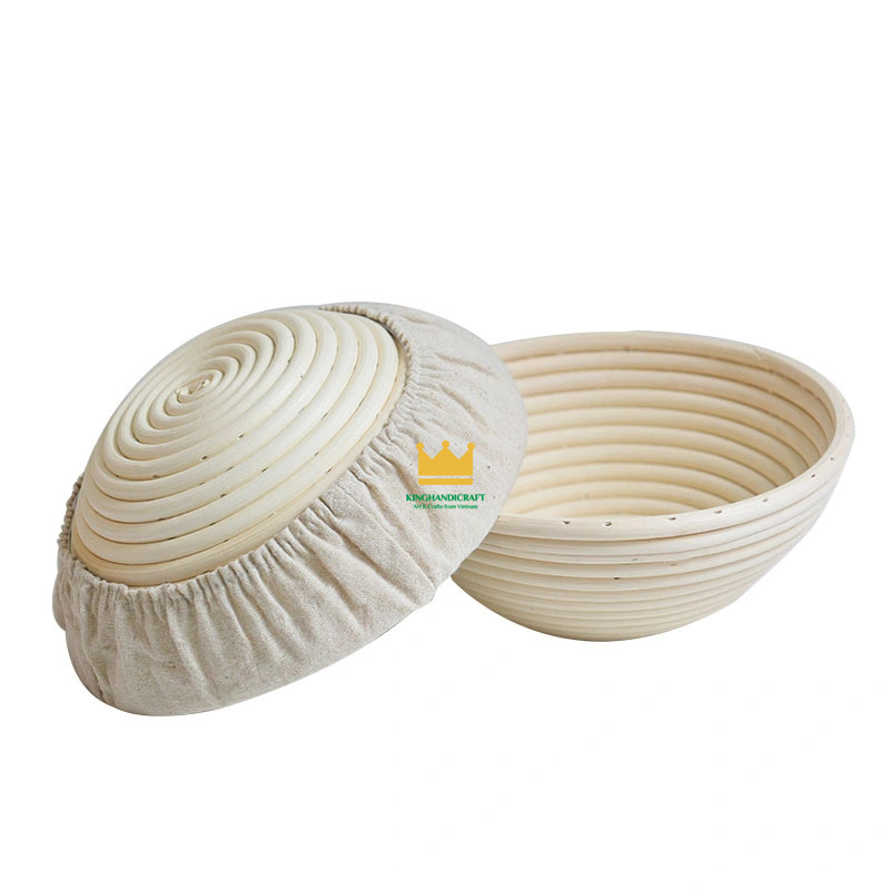 BEIYUANYA 6-Pack Rattan Bread Proofing Baskets – Handwoven, 6.3 Inch, Perfect For Sourdough - View #6