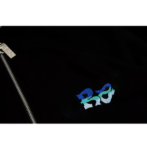 Sweat à capuche personnalisé pour hommes, populaire, vierge, personnalisé, graphique, plein visage, fermeture éclair, solide, automne - Product Image 3