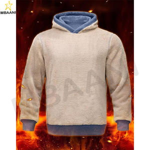 Athletic Sweatshirts <b>Sherpa</b> <b>Hoodie</b> in All Sizes and Customized Color. - Product Image 2