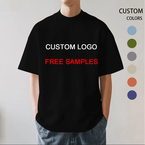 เสื้อยืดผู้ชายคอตกทรงหลวม ผ้าฝ้าย 100% พิมพ์ลายสกรีน สไตล์ฮิปฮอป - Product Image 1