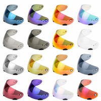 Visière de remplacement intégrale pour casque de moto Bell Qualifier, avec placage Iridium coloré et protection UV anti-rayures