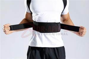 Sangle de soutien dorsal réglable, imperméable et respirante en néoprène, polyester et nylon, protection professionnelle avec fermeture auto-agrippante universelle - Product Image 3