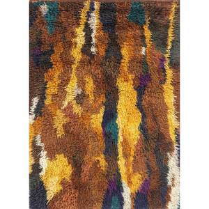 Zuri Gold Hand Knotted <b>Wool</b> Rug Paem-666 Abstrac - Product Image 1