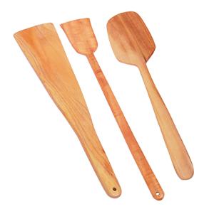 Wood Paul Costelloe Living <b>Wooden</b> Salad Servers <b>WOODEN</b> SALAD SERVER SET OF 2 HAND MADE UNIQUE KETCHENWAR - Product Image 3