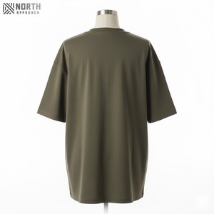 T-shirt pour homme en toile de coton 100% de qualité supérieure, surdimensionné, à épaules tombantes, personnalisable rapidement, 230 g/m², poids lourd, séchage rapide, respirant - Product Image 2