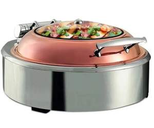 จานเสิร์ฟอาหารสแตนเลสเกรดทันสมัยสำหรับบุฟเฟ่ต์ใช้งานได้อย่างมืออาชีพทนทานทนทาน - Product Image 4