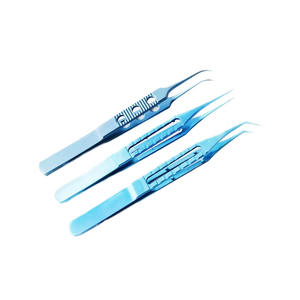 Tijeras Microquirúrgicas Castroviejo Oftálmicas Profesionales QNQ para Membrana de Cápsula Corneal, Acero Inoxidable, Instrumento Manual de Alta Calidad - Product Image 1