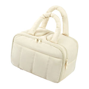 Bolsa de Cosméticos de Poliéster de Nuevo Diseño para Mujer, Organizador de Brochas, Cierre de Cremallera, Tamaño Grande, Impermeable - Product Image 1