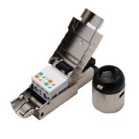 Sans outil CAT8 RJ45 blindé 8P8C 40G connecteur Ethernet métal Cat6a Cat7 Cat8 réseau Rj45 prise sans outil pour câble Cat8