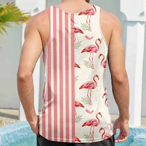 Vêtements pour hommes séchage rapide couleur unie et motif hommes débardeur meilleure vente prix le plus bas vêtements de sport hommes débardeur sans manches - Product Image 2