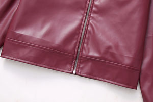 Chaqueta de cuero de invierno para hombre 2024, versión coreana, solapa gruesa de felpa, diseño bonito y delgado, Material de lona para montar en motocicleta - Product Image 4