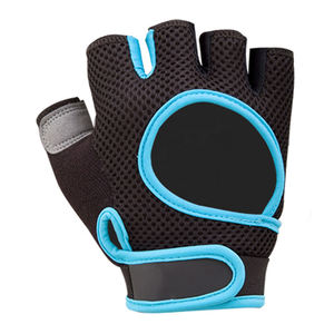 Guantes de gimnasio de textura antideslizante listos para marca OEM ajustable fácil de ajustar material estirable de muñeca para bucles de dedo GUANTES DE Fitness - Product Image 5