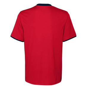 เสื้อทีมฟุตบอลผ้าโพลีเอสเตอร์แขนยาวครึ่ง100% สำหรับผู้ใหญ่เสื้อทีมฟุตบอลระบายอากาศได้กำหนดโลโก้ได้เอง - Product Image 2