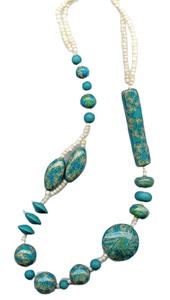 Store Exhibition Decor High Quality Wholesale Custom Made Glass Seed <b>Bead</b> <b>Necklaces</b> - Product Image 5