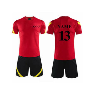 Ropa deportiva de fútbol personalizada para hombre, entrenamiento de 100% de poliéster, ropa de fútbol de secado rápido, equipo de fútbol al por mayor de equipos OEM de EE. UU., conjunto completo - Product Image 5