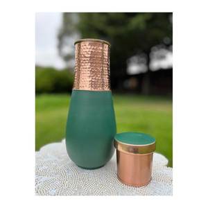 Venta caliente botella de cobre para niños botella de cobre agua con alta calidad Bpa libre vacío ancho botella de agua de cobre puro - Product Image 6